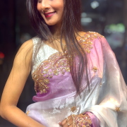 Pure Space Silk Saree Velvet Shining