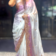 Pure Space Silk Saree Velvet Shining
