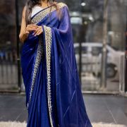 Celebrity Inspired Chinnon Georgette Saree