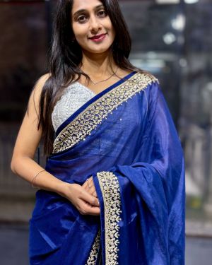 Celebrity Inspired Chinnon Georgette Saree