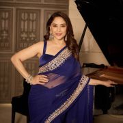 Celebrity Inspired Chinnon Georgette Saree