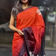 Celebrity Inspired Saree on Pure Digital Printed Crepe