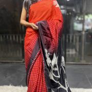 Celebrity Inspired Saree on Pure Digital Printed Crepe