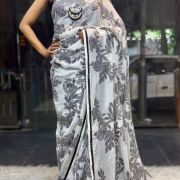 Pure Georgette Sequence Saree