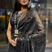 Kashish Sequin Jaal(Black)