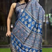 Ruhani Ajrak – Soulful handblock beauty with delicate pitta accents