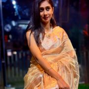 Pearl Radiance Banarasi Tissue Silk Saree