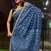 Noor Pearl Georgette Chikankari Saree