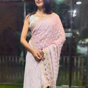 Nawabi Pearl Noor – Pure Georgette Chikankari Royale