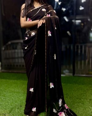 Rangrez Royale 3D Bloom Saree