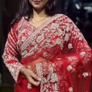 Noor-E-Zehen Handcrafted Net Drape