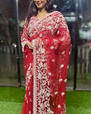 Noor-E-Zehen Handcrafted Net Drape