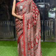 ✨ Noor-e-Ajrak Mirror Muse Saree ✨