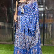 ✨ Noor-e-Ajrak Mirror Muse Saree ✨