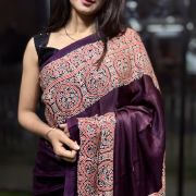 Noor-E-Ajrak Mirror Muse Modal Saree