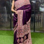 Noor-E-Ajrak Mirror Muse Modal Saree