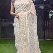 ✨ Noor-e-Dubai Chantilly Grace Saree ✨