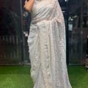 ✨ Noor-e-Dubai Chantilly Grace Saree ✨