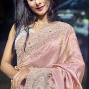 NoorRuh Ruby Royale Kanchi Crepe Tissue Saree