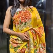GulRang Dual Bloom Tissue Silk Saree