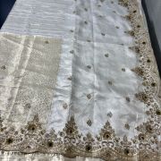 Ruby Royale Kanchi Tissue Chanderi Silk Saree