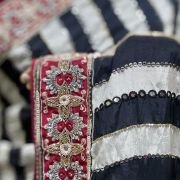Royal Ajrak Zardozi Heritage Saree