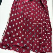 Royal Ajrak Zardozi Heritage Saree