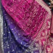 Noor-e-Rang Khaddi Crepe Bandhni