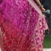 Noor-e-Rang Khaddi Crepe Bandhni