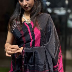 Noor Elegance Designer Crepe Saree