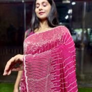 Cutdana Royale Crepe Saree