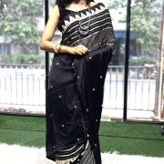 Royal Noor Ajrak Elegance Saree