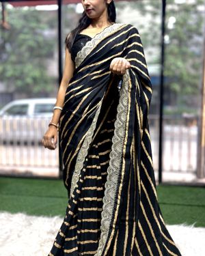 Vintage Royale Crepe Saree