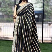 Vintage Royale Crepe Saree