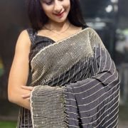 Cutdana Royale Crepe Saree